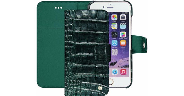 Slank Woordenlijst boom Noreve Tradition B Crocodile Leather Case Apple iPhone 7 Groen - Coolblue -  Voor 23.59u, morgen in huis