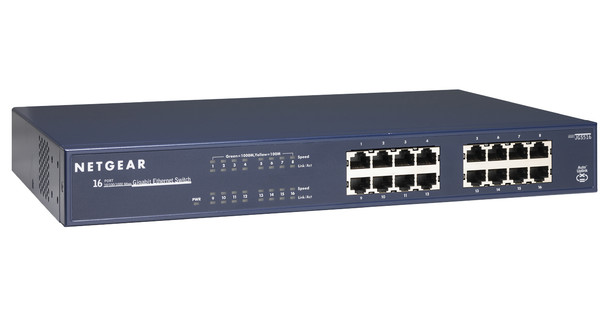 NETGEAR 16-Port Gigabit Unmanaged Switch, JGS516