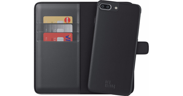 BeHello 2-in-1 Wallet Case iPhone Plus Zwart - Coolblue - Voor 23.59u, morgen in