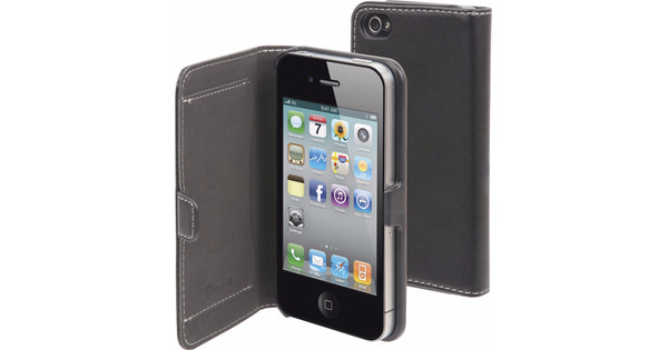 Fahrenheit Dialoog Schuine streep Muvit Folio Apple iPhone 4/4S Book Case Zwart - Coolblue - Voor 23.59u,  morgen in huis