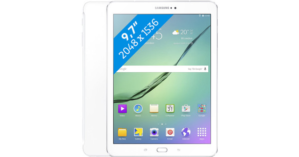 maak het plat Zinloos vijandigheid Samsung Galaxy Tab S2 9,7 inch 32GB Wit 2016 - Coolblue - Voor 23.59u,  morgen in huis