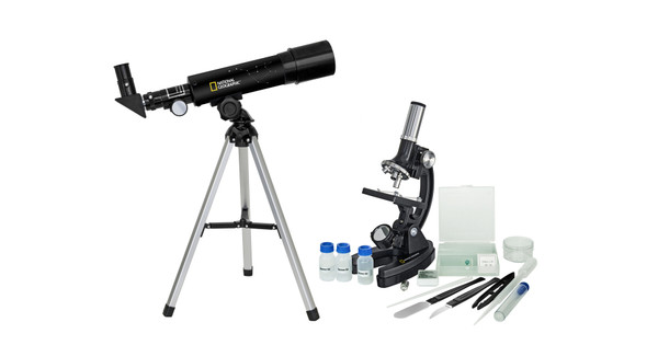 children's telescope and microscope set