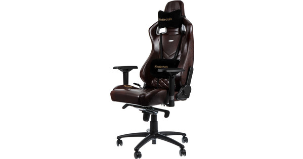 Noblechairs epic real leather black hot sale