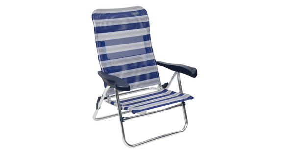 Voorbeeld Encommium Ophef Crespo Strandstoel AL-205 Blauw - Coolblue - Voor 23.59u, morgen in huis