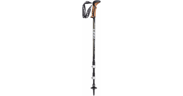 Leki Corklite Anti Shock Black/Dark Anthracite 135 cm - Voor 23.59u, morgen in