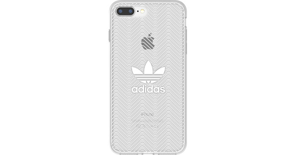 klauw Mordrin veiligheid Adidas Originals Clear Apple iPhone 7 Plus/8 Plus Back Cover Wit - Coolblue  - Voor 23.59u, morgen in huis