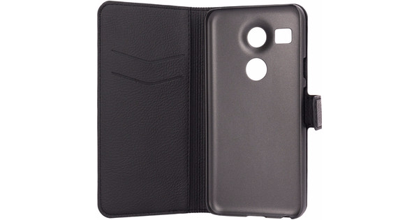 opwinding wij mannelijk Xqisit Slim Wallet Case LG Nexus 5X Zwart - Coolblue - Voor 23.59u, morgen  in huis