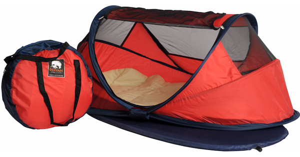 monteren Elektricien overhead Deryan Travel Cot Baby Luxe Red - Coolblue - Voor 23.59u, morgen in huis