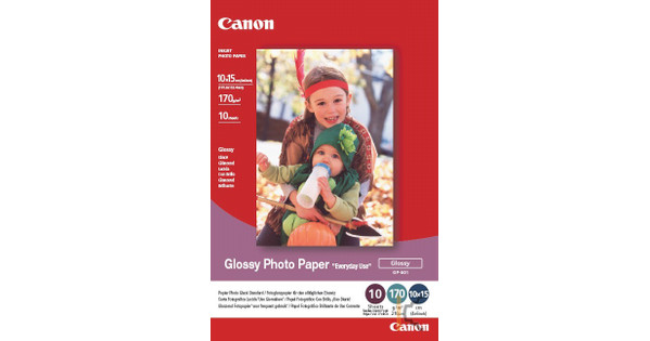 toeter appel Beperken Canon GP-501 Glossy Fotopapier 10 vel 10x15 - Coolblue - Voor 23.59u,  morgen in huis