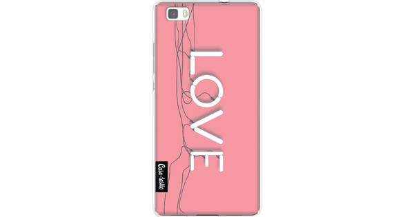 Roeispaan Middel verliezen Casetastic Softcover Huawei P8 Lite Love Neon Pink - Coolblue - Voor  23.59u, morgen in huis