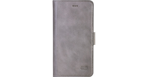 Senza Pure Leather Wallet Apple 7 Plus Book Case Grijs - Coolblue 23.59u, in huis