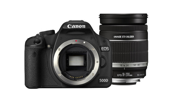 Canon EOS 500D + EF-S 18-200 IS Kit - Coolblue - Voor 23.59u, morgen in ...