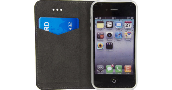 trechter rol eten Mobilize Premium Gelly Apple iPhone 4/4S Book Case Zwart - Coolblue - Voor  23.59u, morgen in huis