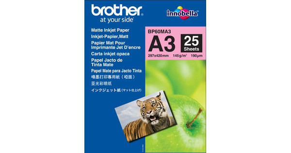 Brother Fotopapier Mat 25 Vel A3 Coolblue Voor 23 59u Morgen In Huis