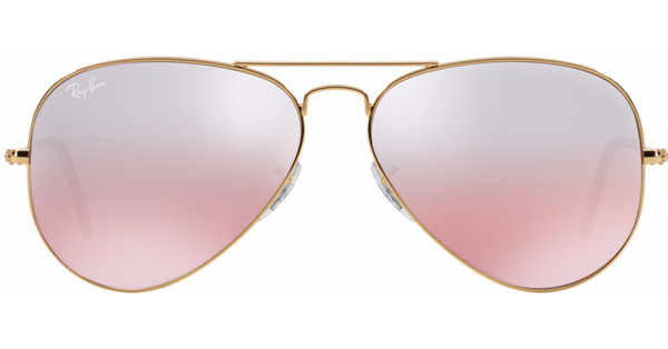 Ezel getrouwd labyrint Ray-Ban Aviator RB3025/58 Gold / Crystal Brown Pink Mirror - Coolblue -  Voor 23.59u, morgen in huis