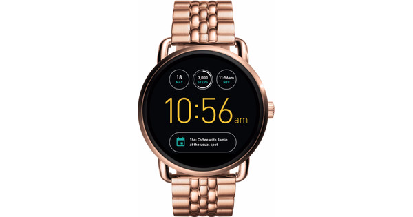 fossil q wander gold