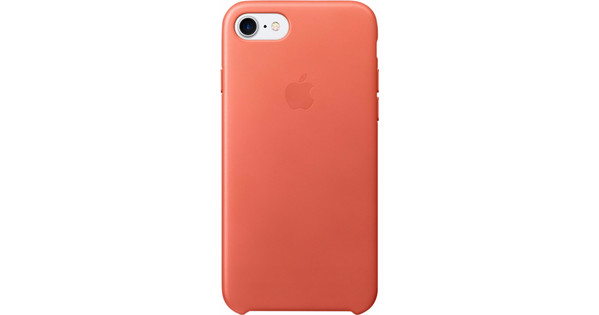 Defecte Tonen Haan Apple iPhone 7 Leather Case Oranje - Coolblue - Voor 23.59u, morgen in huis
