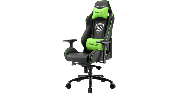 Verenigen Penetratie beweeglijkheid Sharkoon Skiller SGS3 Gaming Chair Zwart/Groen - Coolblue - Voor 23.59u,  morgen in huis