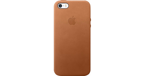 vlot zwaarlijvigheid onbetaald Apple iPhone 5/5S/SE Leather Case Bruin - Coolblue - Voor 23.59u, morgen in  huis