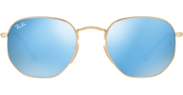 modus Afwijken oppervlakte Ray-Ban Hexagonal RB3548N Gold / Light Blue Flash - Coolblue - Voor 23.59u,  morgen in huis