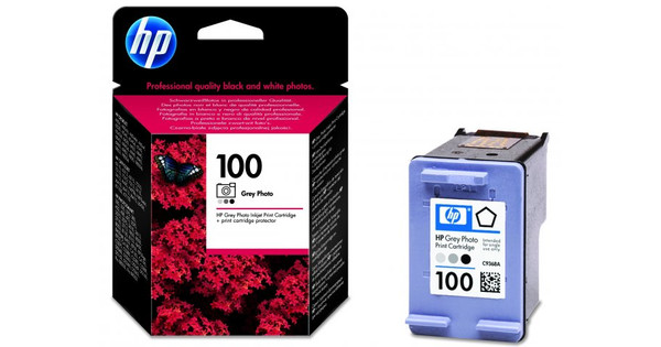 HP 100 Grey Photo Ink Cartridge (grijs) HPC9368A - Coolblue - Voor 23 ...