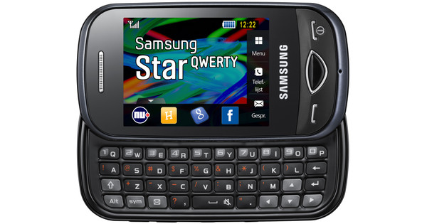 vervagen Certificaat pasta Samsung Star QWERTY B3410 Black - Mobiele telefoons - Coolblue