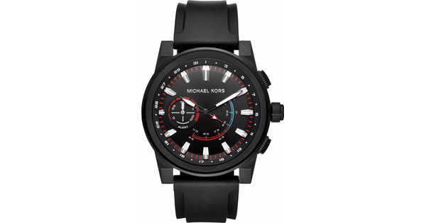 michael kors black hybrid access grayson watch