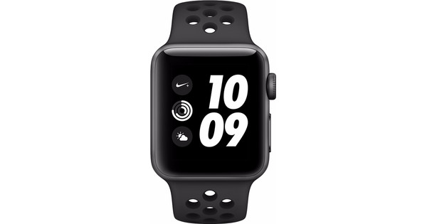 Apple Watch Series 3 Nike 42mm Space Gray Aluminum Black Sport