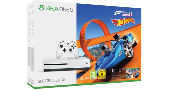 Betreffende kiem bonen Microsoft Xbox One 500 S GB Forza Horizon 3 Hot Wheels Bundel - Coolblue -  Voor 23.59u, morgen in huis
