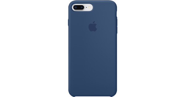 Apple Iphone 7 Plus 8 Plus Silicone Back Cover Blue Coolblue Before 23 59 Delivered Tomorrow