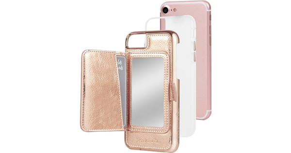 Briesje Kaarsen geleider Case-Mate Compact Mirror Apple iPhone 7/8 Back Cover Rose Gold - Coolblue -  Before 23:59, delivered tomorrow
