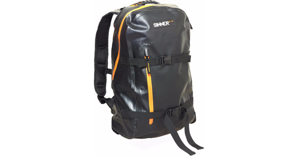 Sinner Hyland Waterproof Backpack Black Orange Coolblue Before