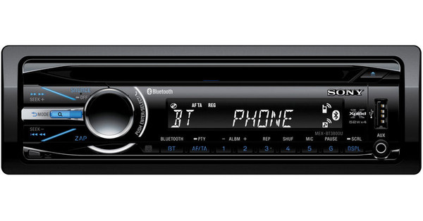 Benadering Daarbij Spreekwoord Sony MEX-BT3800U Autoradio & Bluetooth Carkit - Coolblue - Voor 23.59u,  morgen in huis
