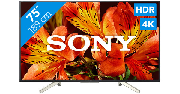Sony Kd 75xf8596 Coolblue Before 23 59 Delivered Tomorrow