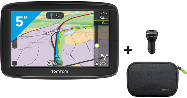 TomTom Via 52 Western + Case & - Coolblue - Before 23:59, delivered tomorrow
