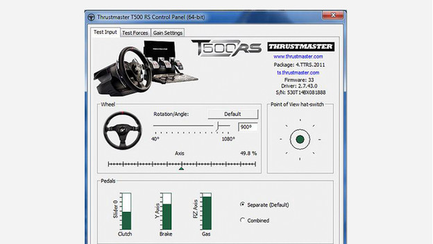 How do I calibrate - Thrustmaster smile wheel? - for Coolblue a anything my racing