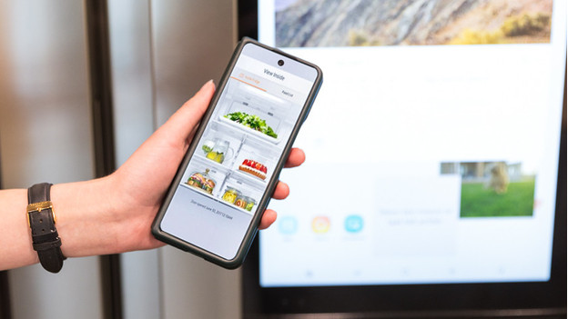 Koelkast bedienen met app