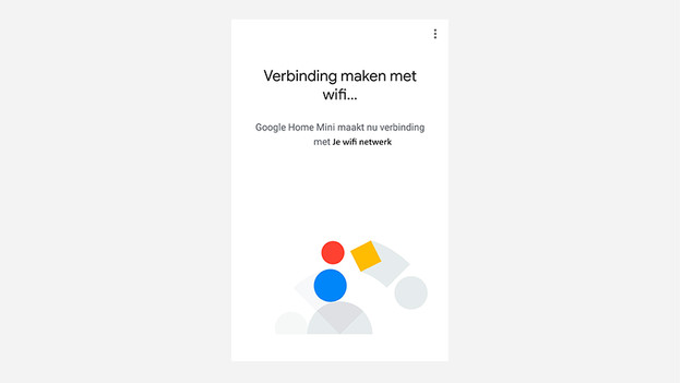 Wifi verbinding Google Home Mini