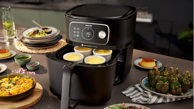 Philips airfryer met creme brulee