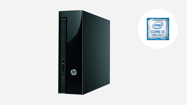 HP desktop PC with Intel Core i3 icon.