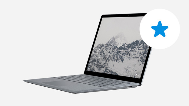 Surface laptop met 1 ster. 