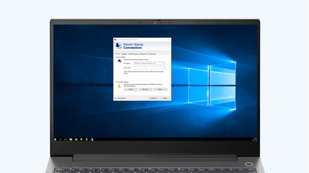 Remote desktop op een Windows Pro laptop