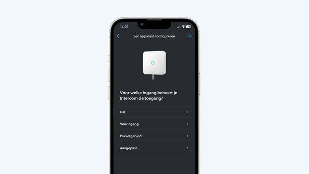 Koppel de Ring Intercom aan de Ring app