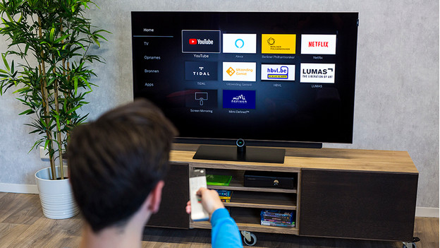 Gebruiksgemak van een basis smart tv platform