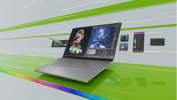 Studenten of creator laptop met NVIDIA GeForce RTX