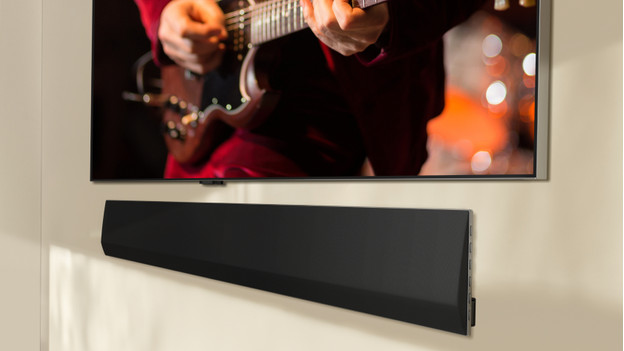 LG OLED TV with soundbar