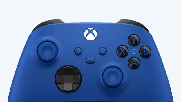 All blue shop xbox one controller