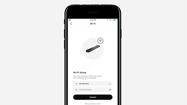 Connecting bose hot sale soundbar to wifi