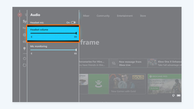 Game sound coming cheap through mic xbox one