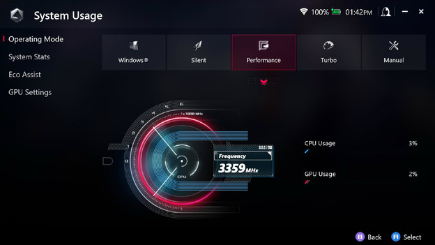 Device Setup op ASUS ROG Ally